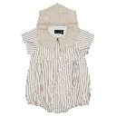 Barboteuse BABYLONE - rayures beiges