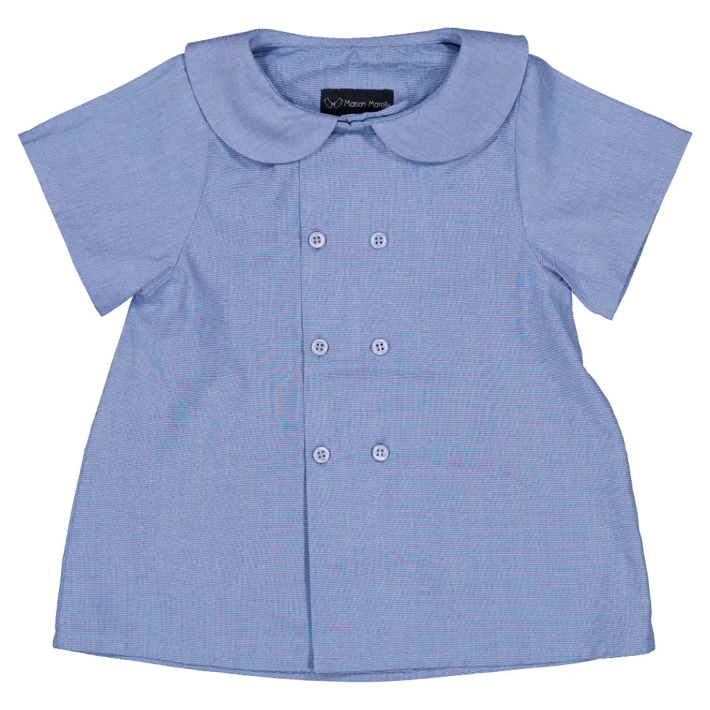 Blouse CONVENTION-bleue