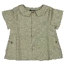 Blouse BRANLY- lin vert sauge