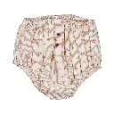 Bloomer CHAILLOT - rayé camel&fleurs