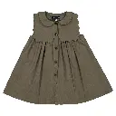 Robe ELYSÉE - seersucker verte