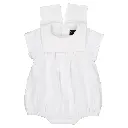 Barboteuse BOURBON-lin blanc