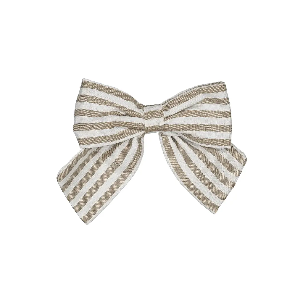 Barette HALLES - rayures beige