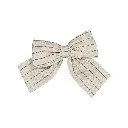 Barette HALLES - rayé taupe&cream