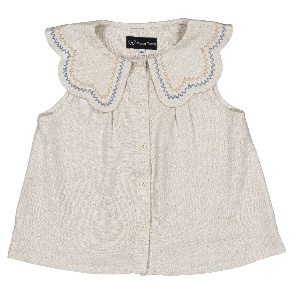 Blouse BAUME-lin écru