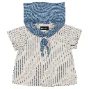 Blouse MONGE- rayures bleues