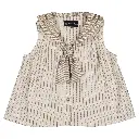 Blouse MUETTE- rayures sable