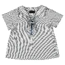 Blouse MAHON- fines rayures bleues