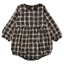 Barboteuse BOURSE- tartan gris