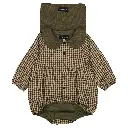 Barboteuse BAC - vichy vert 