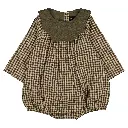 Barboteuse ASSAS- vichy vert