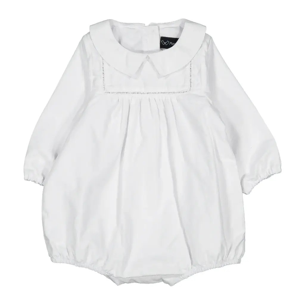 Barboteuse JOURDAIN- ML blanc