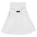 Blouse MONCEAU- velours blanc