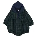 Barboteuse ROI - tartan bleu&vert