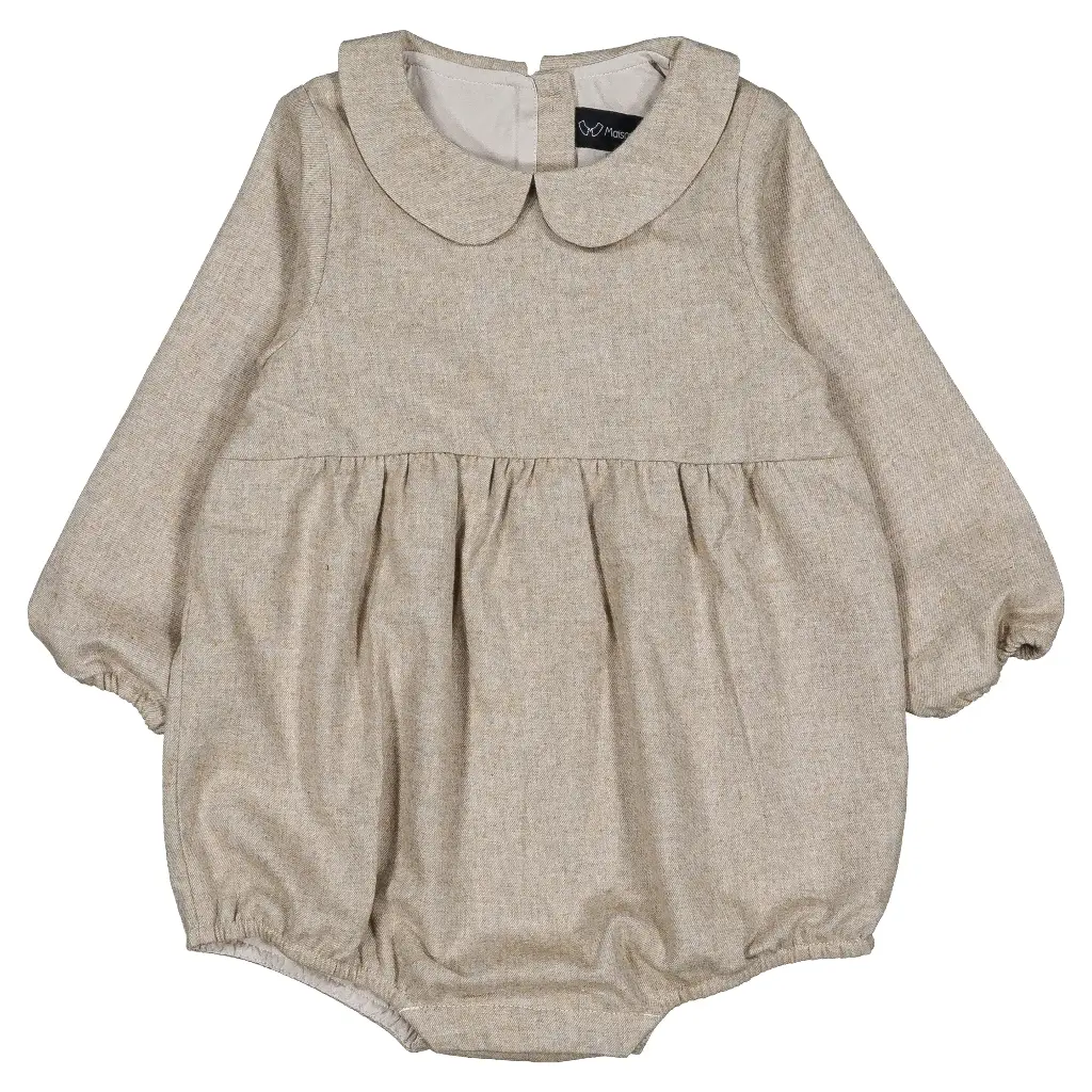 Barboteuse BASILE - flanelle beige
