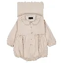 Barboteuse SORBONNE- velours beige