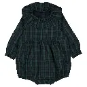 Barboteuse DUPLEIX - tartan bleu