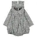 Barboteuse BOULBI - flanelle grise