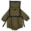 Barboteuse ALMA - lin vert