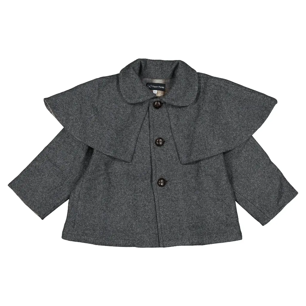 Manteau SHERLOCK- lainage gris
