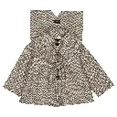 Manteau VOLTAIRE- chevrons taupe