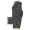 Pantalon LEBON-  laine rayé gris