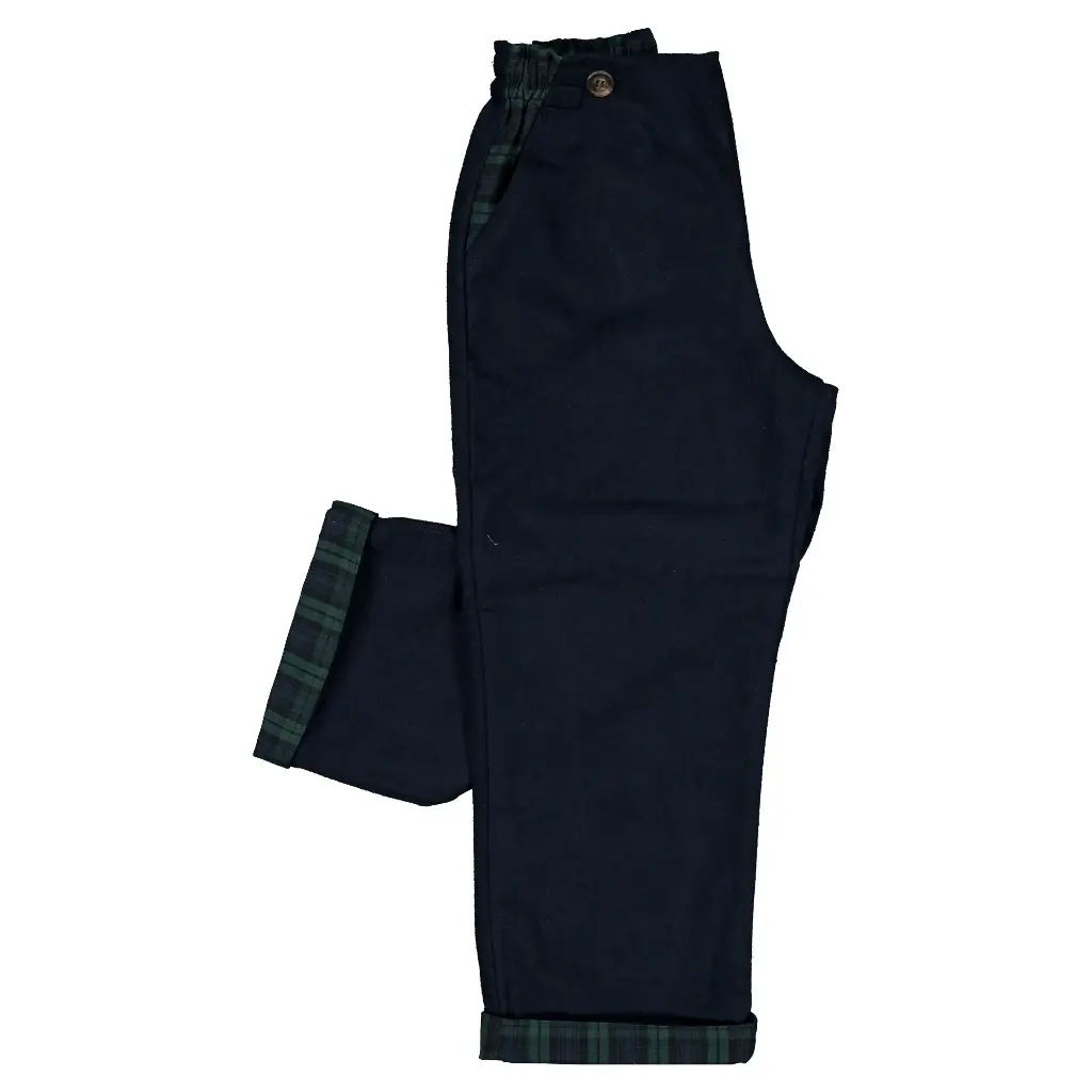 Pantalon LEBON-  bleu