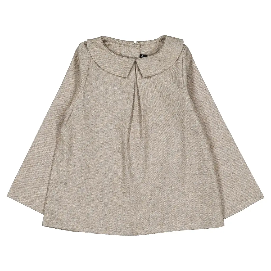 Blouse GONZAGUE- seersucker rayures bleues