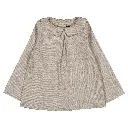 Blouse GONZAGUE- seersucker rayures bleues