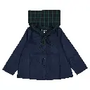 Blouse MONGE- velours bleu