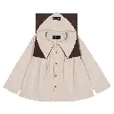 Chemise DUC- velours beige