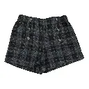 Short SEVRES -  tartan gris