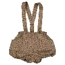 Bloomer à bretelles TERNES- carreaux marron
