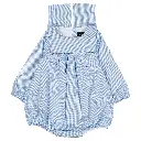 Barboteuse BOURBON- ML sky pied-de-poule