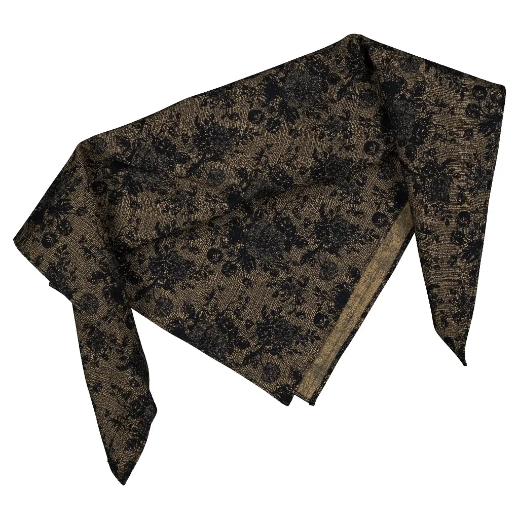 Foulard VENDÔME- taupe noir