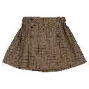 Jupe VESINET - carreaux marron