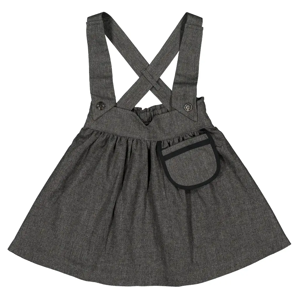 Jupe TOURNON - chevrons gris