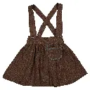 Jupe TOURNON - lin marron