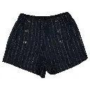 Short SEVRES - laine rayé bleu