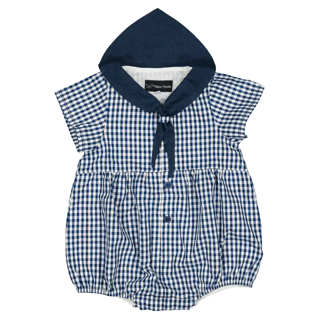 Barboteuse ROI - vichy beu