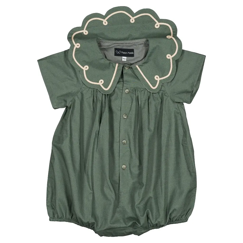 Barboteuse CARNOT- verte