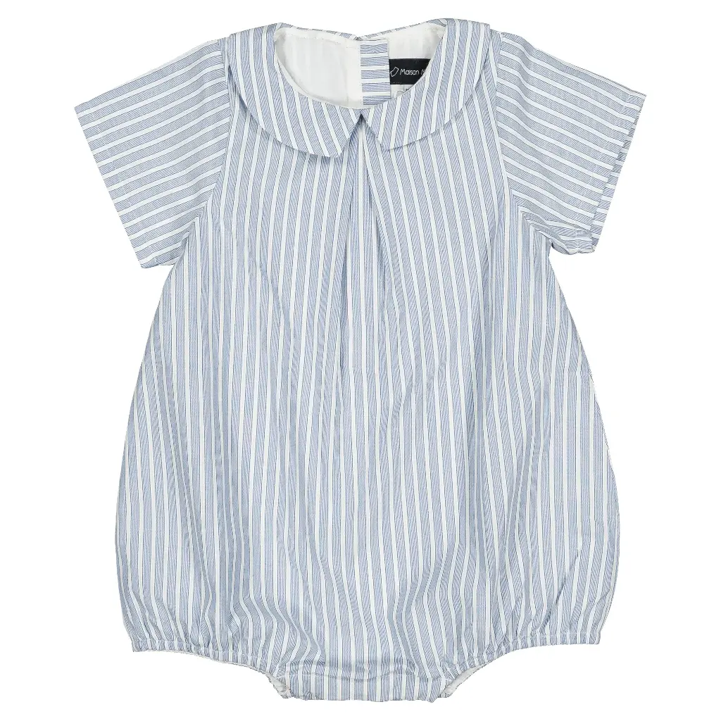 Barboteuse BATIGNOLLES - rayures bleues