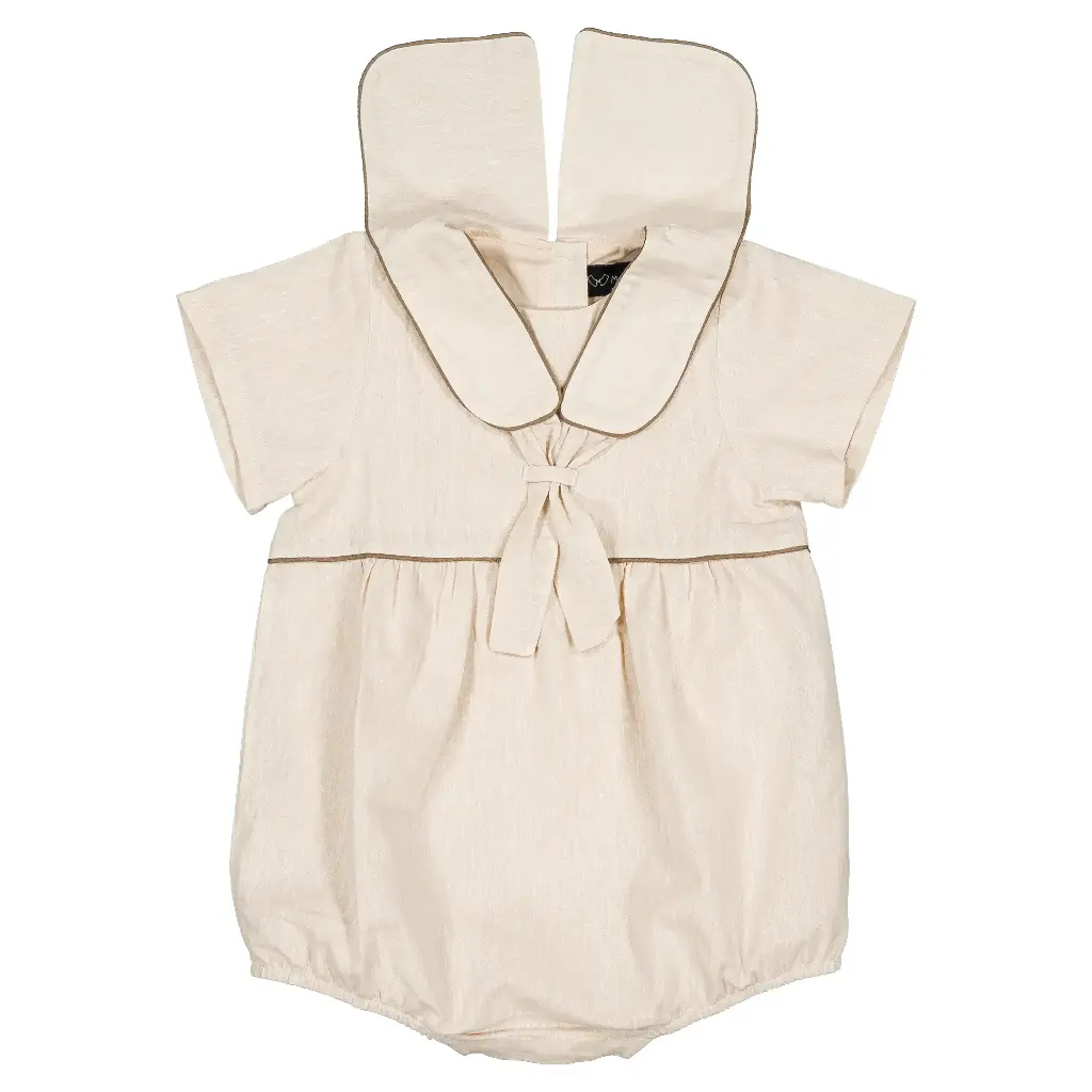 Barboteuse NIEL - lin beige