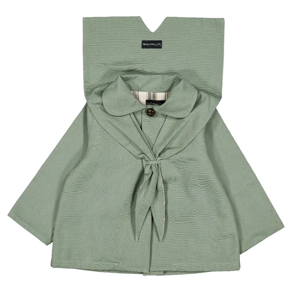 Manteau VOLTAIRE- vert céladon