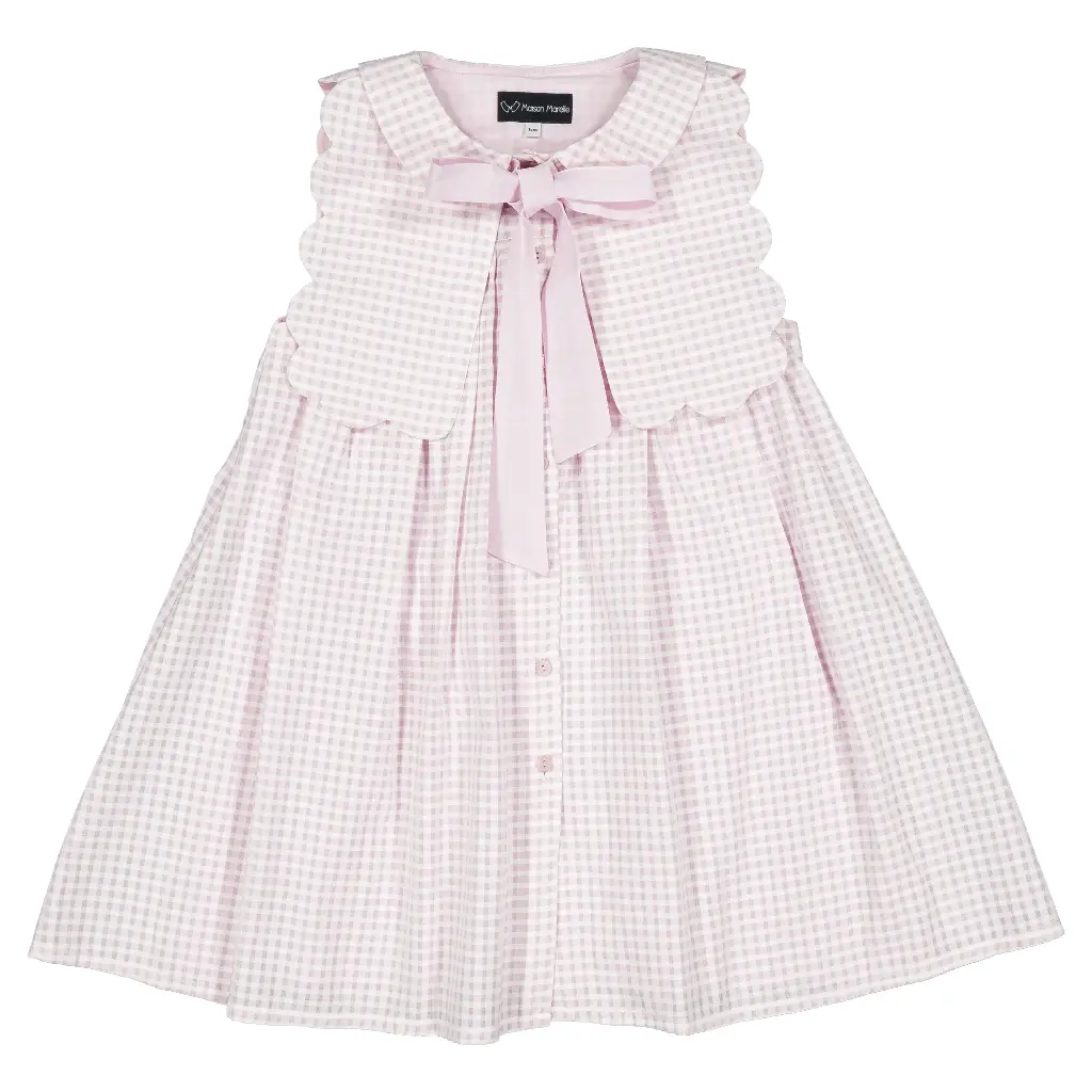 Robe ELYSÉE - vichy rose
