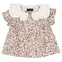 Blouse NOLLET- fleurs roses