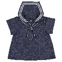 Blouse MAHON- bleu foncé