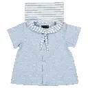 Blouse MONGE- bleue poudré