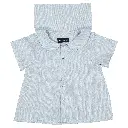 Blouse MONCEAU - lin bleu