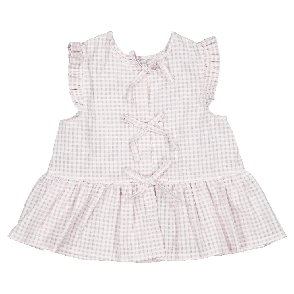 Blouse VOSGES- vichy rose